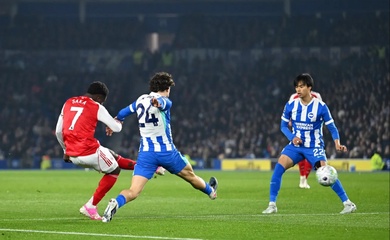 Bảng xếp hạng Ngoại hạng Anh mới nhất: Arsenal tạo cách biệt với Man City