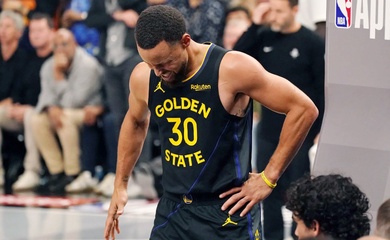 Bài toán nan giải của Warriors: Stephen Curry vật lộn với chấn thương đầu gối "khó lường"