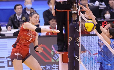 69 điểm của Rosamaria giúp Denso trở lại nhóm play-off SV.League Nhật Bản