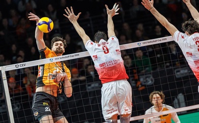 Picenza áp đảo đại diện Đức trong trận lượt đi tứ kết Cúp CEV