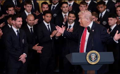 “Messi hay Pele giỏi hơn?”: Phản ứng ở Nhà Trắng trước câu hỏi của Donald Trump tại buổi lễ vinh danh Inter Miami