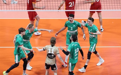 Greenyard Maaseik thắng nghẹt thở Galatasaray ở tứ kết CEV Cup