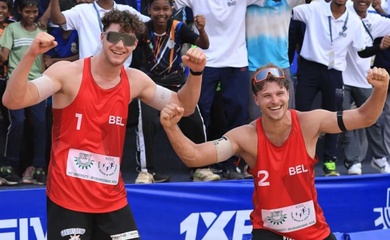 Beach Pro Tour Bhubaneswar Challenge: Bộ đôi Bỉ giành huy chương vàng đầu tiên