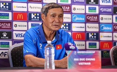 HLV Mai Đức Chung đặt mục tiêu có điểm trước Nhật Bản để vào tứ kết Asian Cup 2026