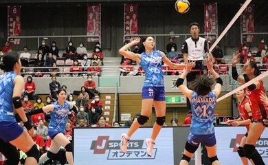 Bích Thuỷ liên tục toả sáng và những dấu ấn đặc biệt tại giải bóng chuyền VĐQG Nhật Bản