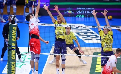 Modena thắng nghẹt thở Piacenza, Luca Porro tỏa sáng trong trận derby kịch tính