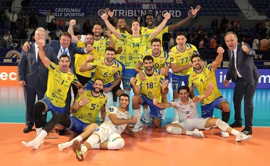 Guaguas Las Palmas vượt qua Montpellier kịch tính, giành vé vào tứ kết Champions League