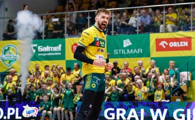 Aluron cán đích vị trí số 1 vòng bảng bóng chuyền nam PlusLiga Ba Lan