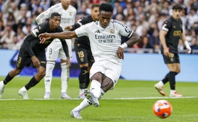 Vinicius là cầu thủ đá phạt đền tệ nhất của Real Madrid trong thế kỷ 21