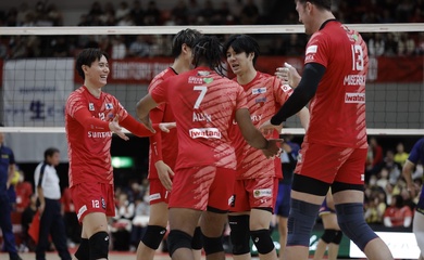 Suntory Sunbirds Osaka tiếp tục thống trị giải bóng chuyền VĐQG Nhật Bản