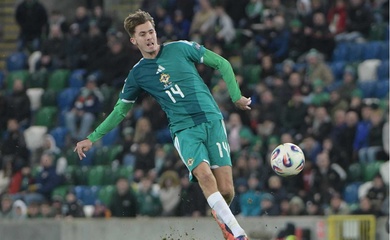 Bắc Ireland công bố đội hình gặp Italia ở trận play-off World Cup
