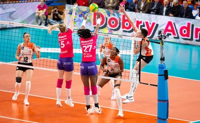 Eczacıbaşı Dynavit vào bán kết CEV Champions League dù thua kịch tính Rzeszów