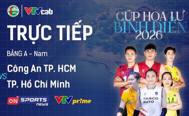 Link trực tiếp cúp bóng chuyền Hoa Lư hôm nay: Công An Tp.Hồ Chí Minh vs Tp.Hồ Chí Minh