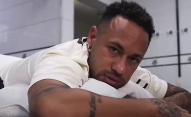 Phản ứng của Neymar trong buổi  livestream sau khi không được triệu tập vào tuyển Brazil