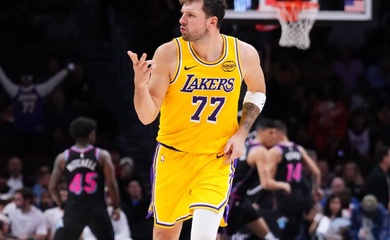 Luka Doncic ghi 60 điểm lịch sử, kéo dài chuỗi thắng của Los Angeles Lakers lên con số 8