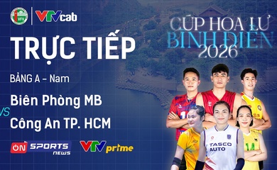 Link trực tiếp cúp bóng chuyền Hoa Lư hôm nay: Biên Phòng vs Công An Tp.HCM