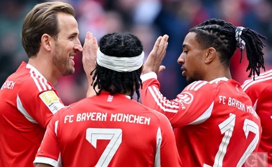 Bayern Munich chỉ còn cách kỷ lục vô tiền khoáng hậu 5 bàn thắng nữa!