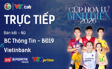 Link trực tiếp cúp bóng chuyền Hoa Lư hôm nay: Binh Chủng Thông Tin vs Vietinbank