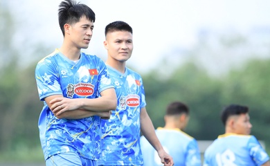 Đình Trọng xúc động ngày trở lại: “Nhiều năm rồi mới được khoác áo tuyển”