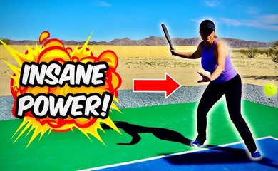 Khi những cú đánh uy lực phá vỡ tinh thần pickleball