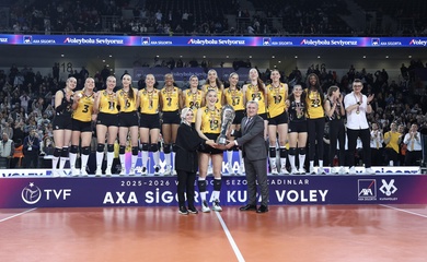 VakıfBank Giành chức vô địch Kupa Voley với chiến thắng 3-1 trước Eczacıbaşı Dynavit