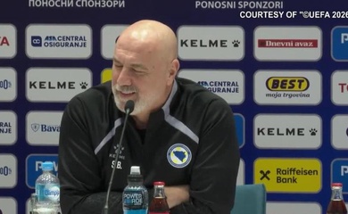 HLV Bosnia cảnh báo tuyển Italia: Chúng tôi sẵn sàng "đậu xe buýt"