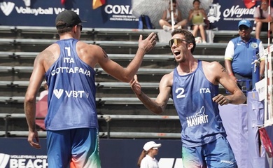 Cottafava & Dal Corso lần đầu đăng quang cấp độ Challenge Beach Tour