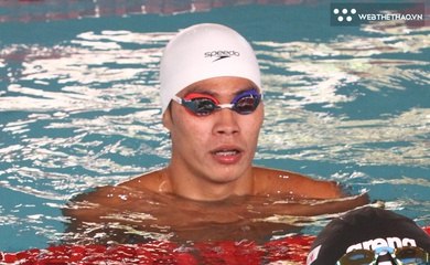 Trần Hưng Nguyên tìm lại niềm vui với tấm HCV đầu tiên ở giải bơi VĐQG bể 25m