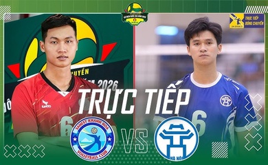 Link trực tiếp giải bóng chuyền VĐQG 2026 hôm nay: Sanest Khánh Hoà vs Hà Nội