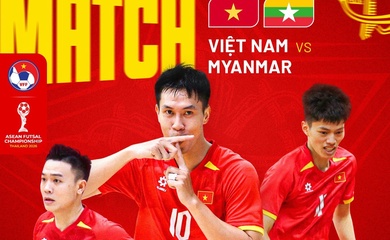 Link xem trực tiếp futsal Việt Nam vs Myanmar ngày 6/4