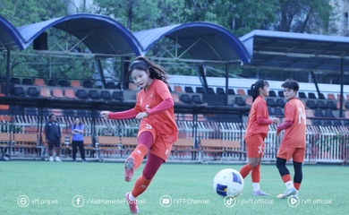 Cầu thủ U20 nữ Việt Nam đặt mục tiêu ghi nhiều bàn để tranh vé tứ kết