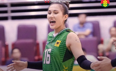 ĐKVĐ VTV Bình Điền Long An thị uy sức mạnh ngày ra quân giải bóng chuyền VĐQG