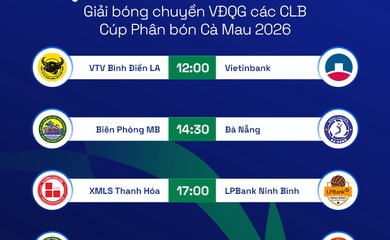 Lịch thi đấu giải bóng chuyền VĐQG 7/4: Tái hiện chung kết Hoa Lư