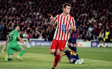 HLV Simeone tiếc vì Atletico không thể gây thêm tổn thất cho Barcelona