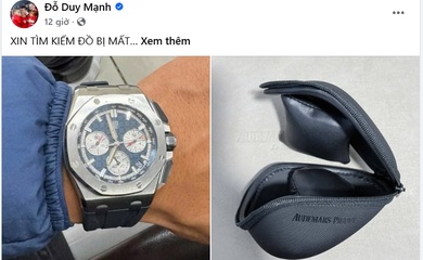 Duy Mạnh mất đồng hồ hơn 1 tỷ, cầu cứu cộng đồng mạng tìm lại kỷ vật đặc biệt