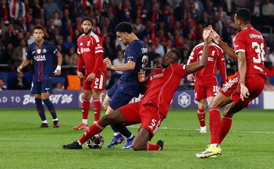 PSG áp đảo hoàn toàn Liverpool trong trận lượt đi tứ kết Champions League