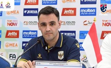 HLV Indonesia lên tiếng về “VAR futsal” trước trận gặp Việt Nam