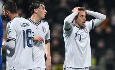 Bóng đá Ý đang lao dốc không phanh qua những con số đáng kinh ngạc