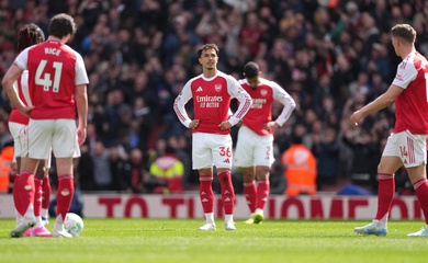 Arteta: Thất bại của Arsenal là "một cú đấm mạnh vào mặt"