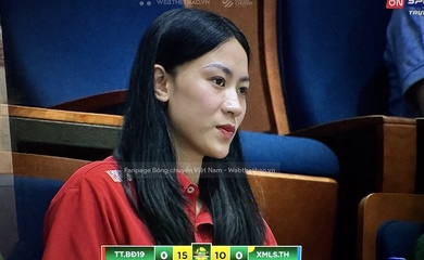 Kiều Trinh tiếp lửa tinh thần cho Binh Chủng Thông Tin trong trận đấu then chốt