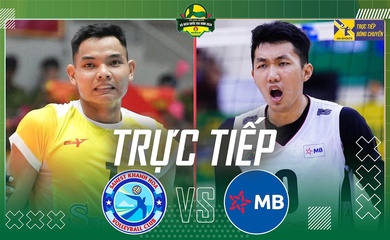 Link trực tiếp giải bóng chuyền VĐQG 2026 hôm nay: Biên Phòng MB vs Sanest Khánh Hoà