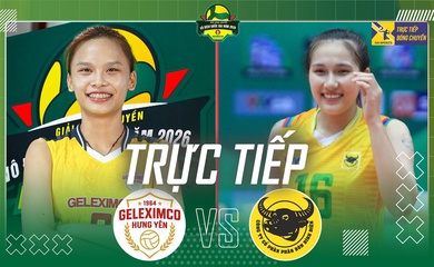 Link trực tiếp giải bóng chuyền VĐQG 2026 hôm nay: VTV Bình Điền Long An vs Geleximco Hưng Yên