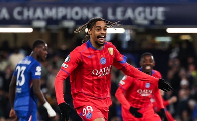 Đội hình 22 cầu thủ PSG gặp Liverpool được lựa chọn, với sự trở lại của Barcola