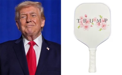 Tổng thống Mỹ Donald Trump mở rộng kinh doanh sang thiết bị pickleball