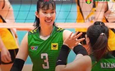 Thanh Thuý trở lại, VTV Bình Điền Long An đại thắng LP Bank ninh Bình