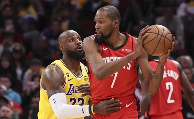 Thua thiệt về mặt thể hình, Los Angeles Lakers phải dùng ý chí để vượt qua Houston Rockets
