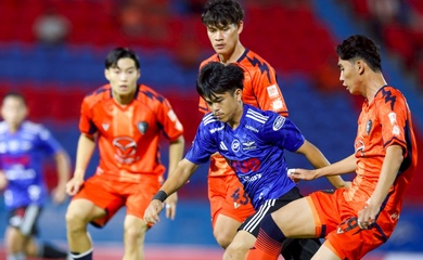 Sân Hàng Đẫy tổ chức trận đấu giữa hai CLB của Thái Lan và Campuchia