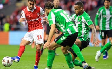 Tỷ lệ kèo trận Real Betis vs Braga, 2h00 ngày 17/4, Cúp C2 châu Âu