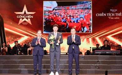 U22 Việt Nam và Đình Bắc rực sáng tại Giải Cống hiến