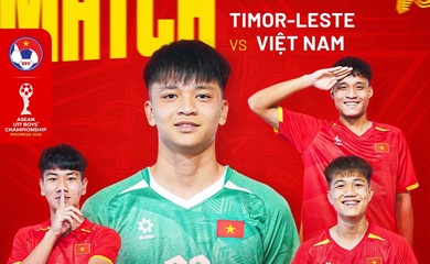 Link xem trực tiếp bóng đá U17 Việt Nam vs U17 Timor Leste ngày 16/4